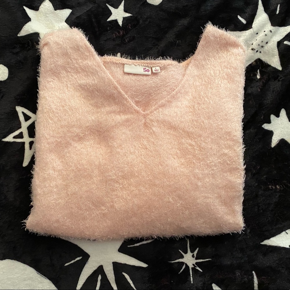 Pink Cotton Candy Sweater